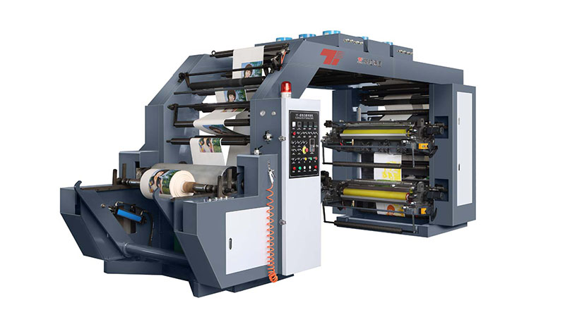 Four Color Stack Type Synchronous Belt High Speed  Printing Machine